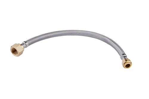 Conector flexible de 24 pulgadas EFIELD para calentador de agua de acero inoxidable 6