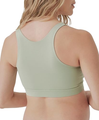 Image of Pact Organic Cotton Maternity Nursing Bralette for Breastfeeding - Stretchy, Wireless