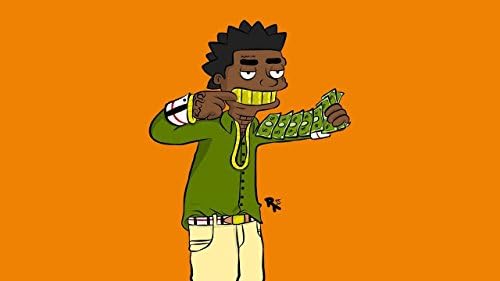 Kodak Black Famous American Rapper And Singer 12 x 18 Inch Quoted Multicolour Rolled Poster