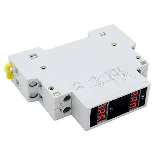 Voltmètre ampèremètre AC 80-500V 100A rail DIN boîtier compact haute précision