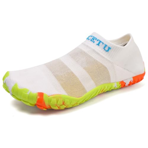 Sim Racing Shoes for Men Home Gaming Cockpits Karting - Enhanced Grip Sock Slippers Slip On Barefoot Driving Shoes Breathable Clear Mesh Comfort Wear Grippy No-Slip Sole for Advanced Petal Control