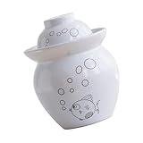 Genérico Tarro de Cerámica Hermético para Fermentación de Kimchi y Verduras Encurtidas Capacidad 15 Kg Diseño Compacto y Seguro para Conservar Alimentos Frescos Hogar y Cocina