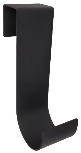 MIDE Products 2310B-2 Aluminum Pool Accessory Hooks Pair, Fits 1-3/4-Inch to 2-1/8-Inch Wide Fences, 10-Inch Long, Black