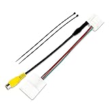 SANQUUQOO 互換トヨタ・ダイハツ用 ナビ バックカメラ変換 ハーネス 20P RCA接続対応 [NMZN-W72D(N253)NMZL-W72D(N252)【NSZN-X72D(N251) NMZK-W72D(N254)NMZK-W71D2 (N247) 2021-2022年式対応] リアカメラ モニター 映像出力コネクター 社外カメラ接続ケーブル プラグイン式 簡易取り付け