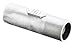 Hubbell Wiring Systems HBLDMW Single Pole Double Male Gender Reversing Device, Male-Male Connection, 1-31/64" Diameter x 4-21/32" Length, White