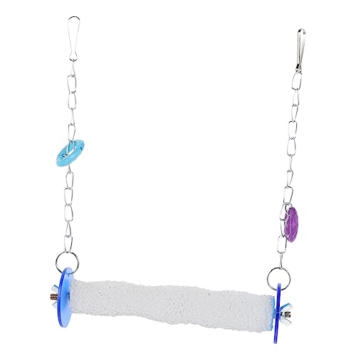INOOMP Wear Resistant Bird Suspending Parrot Swing for Cage Engaging Parrot Accessory to and Enhance Curiosity and Budgies