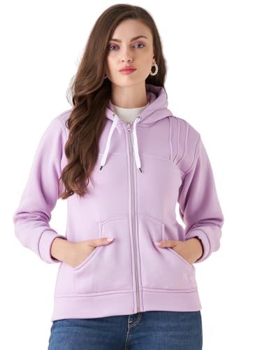 Image of Pivl Women Solid Hooded Jacket for Winter