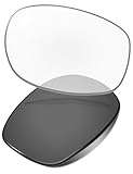 Vonxyz Lentilles de rechange pour lunettes de soleil Ray Ban RB2027 62 mm – Noir transparent activé photochromique