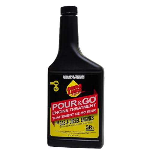 Dura Lube Engine Treatment - 12 oz. Pour & Go, Reduces Friction, Improves Fuel Economy, Compatible With All Oils & Engines Deal