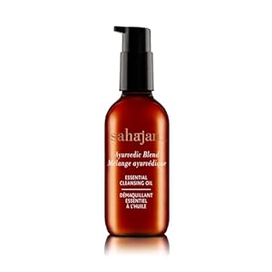 Sahajan Aryuveda Science of Intuition ESSENTIAL Oil Cleanser – Ayurvedic Face Cleanser Dry & Sensitive Skin – 120ml/4 oz – 5,000 year old Science – Skin Cleanser & Makeup Remover, 100% Natural