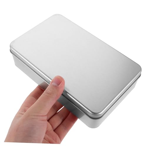 Caja organizadora Veemoon 2 piezas plata con tapa miniatura 4