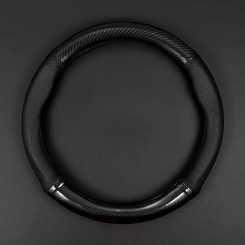 トヨタ エスティマ/ノア/ヴォクシー/ヴェルファイア CHR/ RAV4/ プリウス/ハリアー/ヤリス に対応」ハンドルカバー 軽自動車 ステアリングカバー カーボン柄 滑り止め 車 社外品 アクセサリー 普通車 フィット感 ホールド感 ユニバーサル (カ