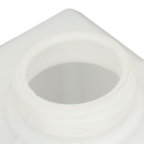 5L Kraftstoff-Flüssigkeitstank mit Dichtungsdeckel und Düse, Benzintank aus Weißem ABS-Material, Integrierter Wassertank-Flaschenkanister, Benzintank, Universell Passend für