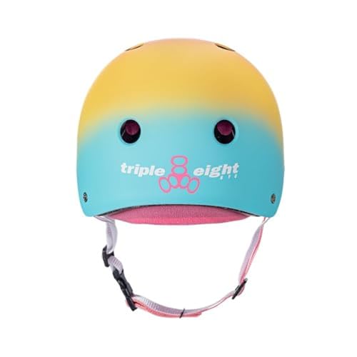 image for Triple Eight Certified Sweatsaver Helmet for Skateboarding, BMX, Rolle