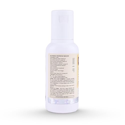 Image of Enshine Lice Clear Shampoo | Natural Lice Treatment with Neem & Tulsi | Removes Head Lice, Nits, & Eggs | Safe, Non-Toxic Formula | Moisturizes Scalp | Paraben & Sulfate-Free - 50ml