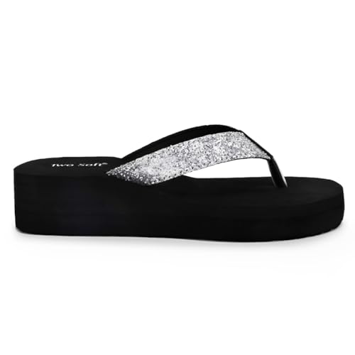Image of BestWomen Slipper Stylish Comfortable Lightweight Soft Flaxsible Casual Flip Flop /Girls fancy chappal BZ1-P2 009