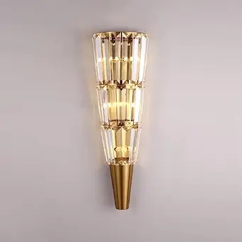 Harold Electricals Strobile Wall Light | Wall Decor Light| Wall Lamp | Wall Hangings Light | Home Decor Items- Golden (Corded Electric) Bulb Not Included