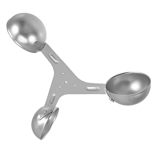 Toddmomy Sensore Anemometro a Tre Tazze in Lega Di Alluminio Per Misurazione Velocità Del Vento, Coppa Sensore Di Ricambio Per Monitoraggio Meteorologico, Diametro 200mm