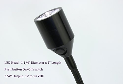 Lámpara LED para tablero de 18 pulgadas, 12V, blanca miniatura 3