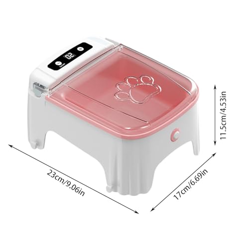 Mangeoire automatique pour chat chronométrée avec programmation électrique - 6