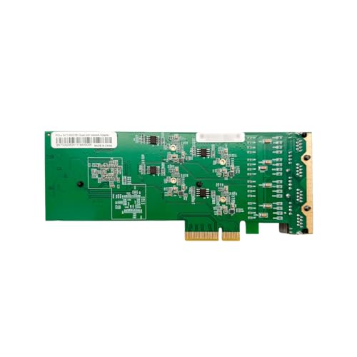 Image of Quad Port 2.5GbE PCIe Network Card, Intel i226-V Ethernet Adapter, PCIe x4, Supports Windows 10 /11, Linux, pfSense, OPNsense, Proxmox, TrueNAS, Home Server & Router Build