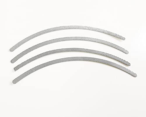 4 Pcs SmileTech New Dental Universal Lingual Retainer Mesh Base 2.0 mm Dental Orthodontic Materials Ortho Lingual Buttons (4 Pcs Lingual Retainers)