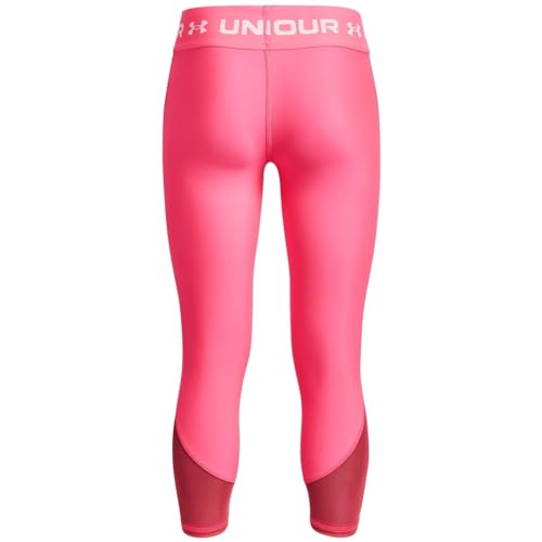 Image of Under Armour Kids Girl's Armour HeatGear Ankle Crop (Big Kids)