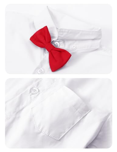 Image of A&J DESIGN Baby Boys Gentleman Suit, 2Pcs Outfit Shirt & Pants