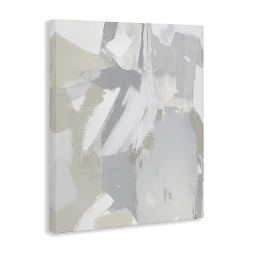 Stupell Industries 'Neutral Tones Grey & Beige'| Canvas Art by Stupell Industries - Used condition - Image 2