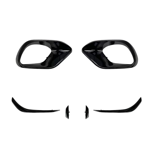 ���b�v�X�|�C���[ �t�����g �t�����g�o���p�[ �T�C�h�X�|�C���[ �X�v���b�^�[ �t�H�O�����v �O���� �J�i�[�h �ɓK������ CLA C118 CLA45 AMG 2020-2023 �{�f�B�L�b�g(6Piece Black)