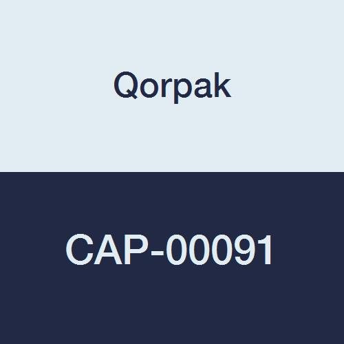 Qorpak CAP-00091 Black 89-400 Phenolic Cap with Solid Polyethylene Liner Packed (Pack of 144)