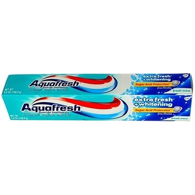 Aquafresh Fluoride Toothpaste Extra Fresh Whitening - 5.6 Oz, Pack Of 2 #TOP6