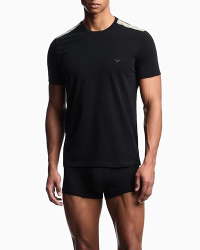 Emporio Armani Men's S/Sleeve T-Shirt, Black, S, Black, Small2