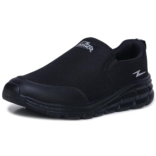 Image of ATHCO Mens Oxyflo Walking Shoes for Man, Lightweight Breathable Comfort Slip-On Casual Shoes for Man with Memory Foam Insole, Lightweight, Comfort Walking Shoe for Men for All-Day Comfort