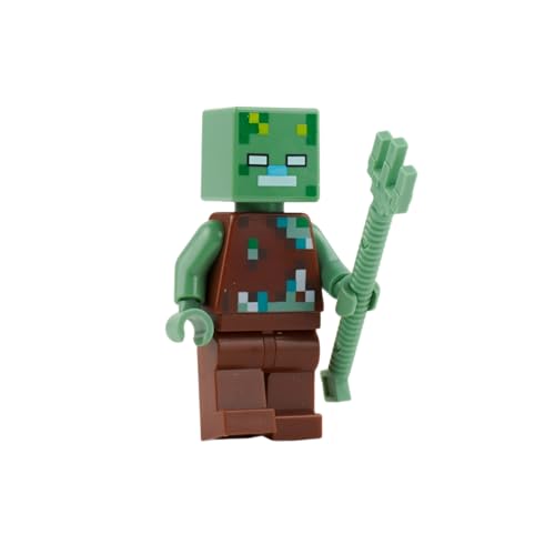 Image of LEGO Minecraft Mini Set: Hero with Drowned Minifigure