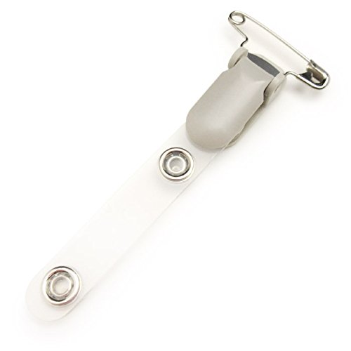 Amazon | ホークアイ バンドクリップ安全ピン付き ライトグレー 10本