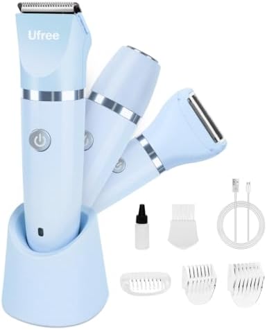 Ufree 3-in-1 Bikini Trimmer Electric Razors for Women, Gifts for Women