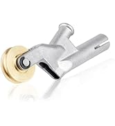 SWIGRANCE Hot Air Welding Nozzle 5mm Standard Round Speed Welding Tip with Roller fit on Tubular ...