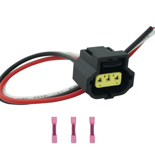 Micarun 3 Pins Back Up Light Switch Neutral Safety Switch Connector Wiring Harness for Dodge Ram 1500 2500 3500 Jeep Cherokee Wrangler 1997-2004 Replaced OE# 56028181AC