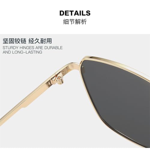Lunettes de soleil métal avec verres teintés ultra légères pour l'été