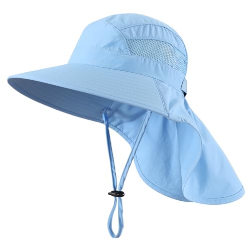 Catálogo para Comprar On-line Ropa de Pesca para Niña favoritos de las personas. 41 Home Prefer UPF50 Sombrero de ala ancha para niños, con solapa para el cuello, sombrero de protección solar para niños y niñas, para pesca en la playa, Azul/claro, 2-4 Años
