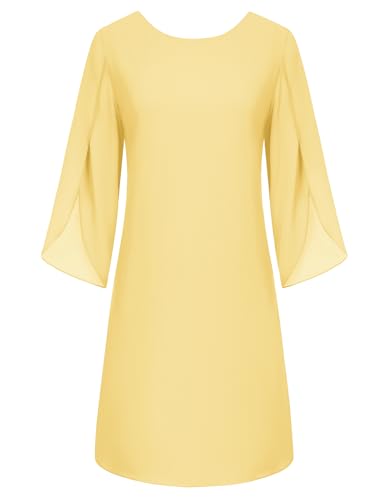 GRACE KARIN Womens Chiffon Dresses Flutter Sleeve Party Wedding Cocktail