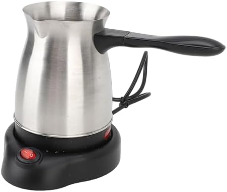 SIXRUN Coffee Pot Electric, 600ml Coffee Maker Electric, 110V Stainless Steel Coffee Machine, Multifunctional for Home, Kitchen