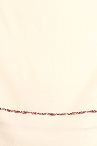 Plain Kashmiri Kingri Shawl with Sozni Hand-Embroidery on Border4