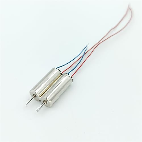 Motor sin núcleo DC 3,7V 0720 de alta velocidad 47000RPM para micromodelos WouND, 2 uds