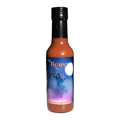 Carolina Reaper Hot Sauce Wicked Reaper World's Hottest Chili Pepper Cover