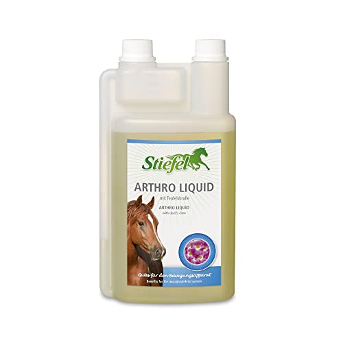 Stiefel Arthro Liquid für Pferde, Kombination aus Teufelskralle & Artischocke, zur ernährungsphysiologischen Unterstützung des Bewegungsapparats, flüssig, 1l