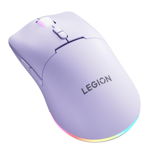 Lenovo Legion M220 ratón gaming inalámbrico de 5000 dpi y RGB personalizable en color lila
