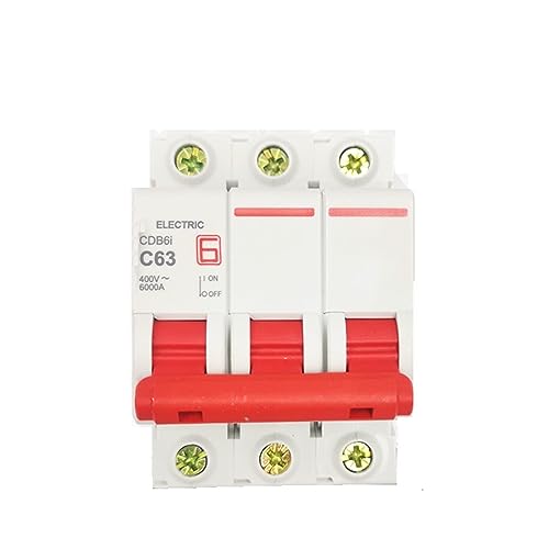 Disjoncteur miniature 3P Type C 50A CDB6i 6KA pour tableau électrique