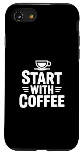 Start With Coffee �X�}�z�P�[�X iPhone SE (2020) / 7 / 8 �p